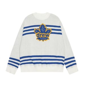 Drew House Maple Leaf Embroidered Crewneck Sweater