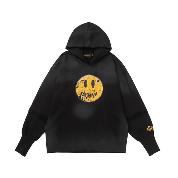 Black Drew House Crack Hoodie