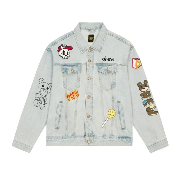 Washed Old Drew House Denim Jackets