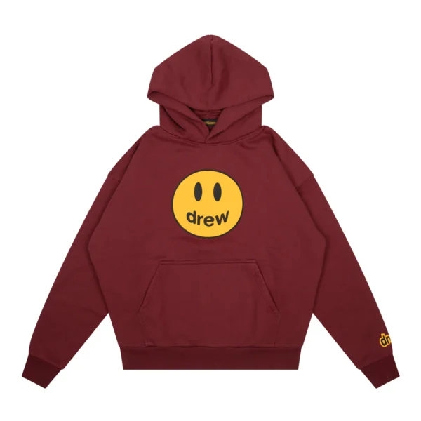 Drew Mascot Hoodie Burgundy